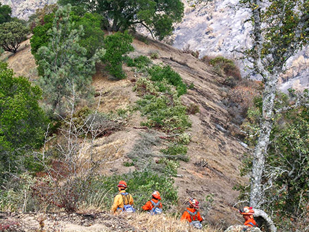 rehab work on Eagle Pines Trail