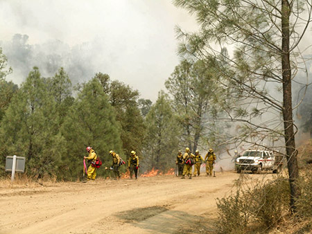 backfiring along Laiser Aetna Road