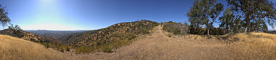 Near the top of Hartman Trail