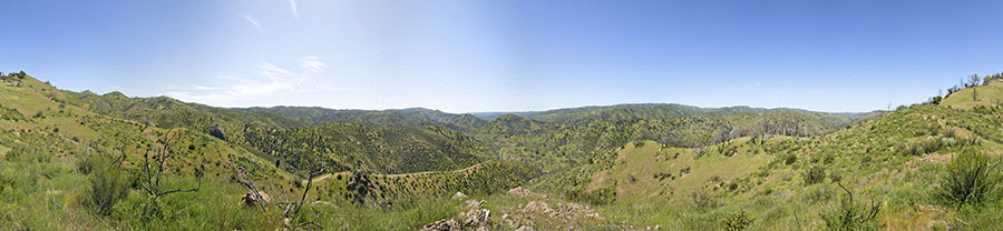 View From Rock Outcrop Near Bear Mt. Rd.