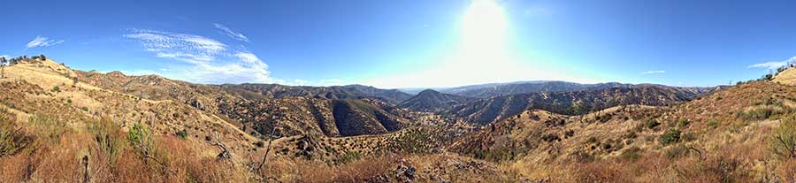 View From Rock Outcrop Near Bear Mt. Rd.