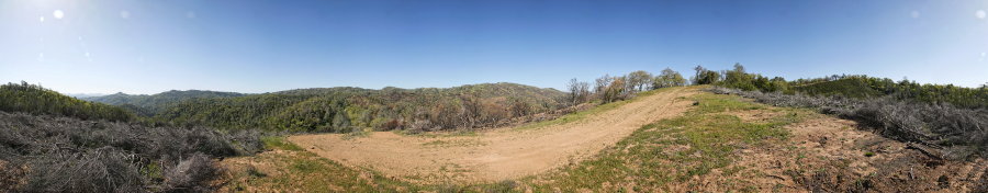 Fuel Break On Center Flats Road
