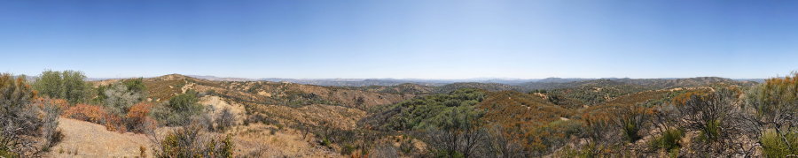 From a Knoll on Pacheco Ridge Road 