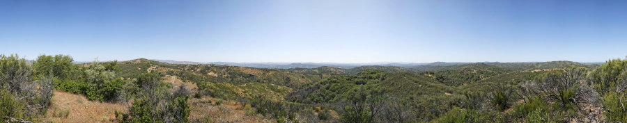 From a Knoll on Pacheco Ridge Road 