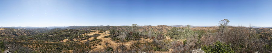 From a Knoll on Pacheco Ridge Road 