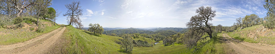 View From Wagon Road Just North Of Center Flats Road